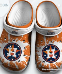 Houston Astros Crocs Crocband Shoes Comfortable Clogs For Men Women, Astros Gifts for Fans
