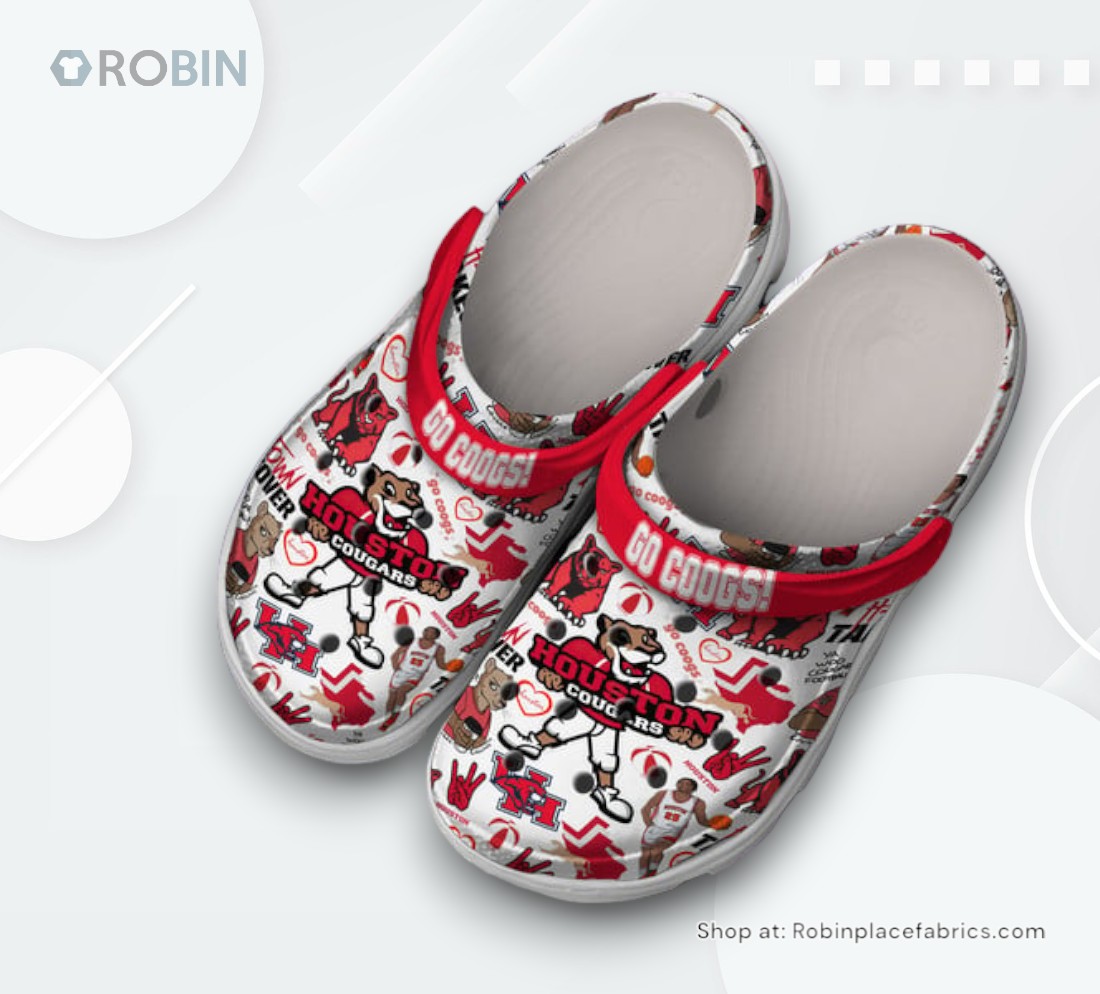 Houston Cougars NCAA Sport Crocs Classic Crocs Shoes, Houston Cougars Team Gifts