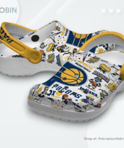 Indiana Pacers Basketball NBA Sport Classic Crocs Shoes, Pacers Unique Gifts
