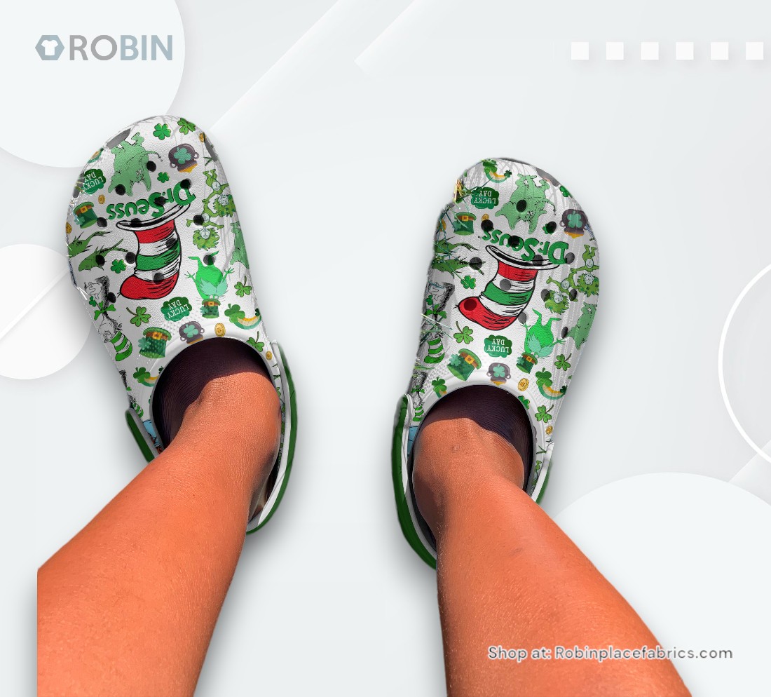 It’s A Green Thing Dr.Seuss Lucky Day Classic Crocs Shoes It’s A Green Thing Dr.Seuss Lucky Day Classic Crocs Shoes