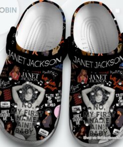 Janet Jackson Singer Music Classic Crocs Shoes