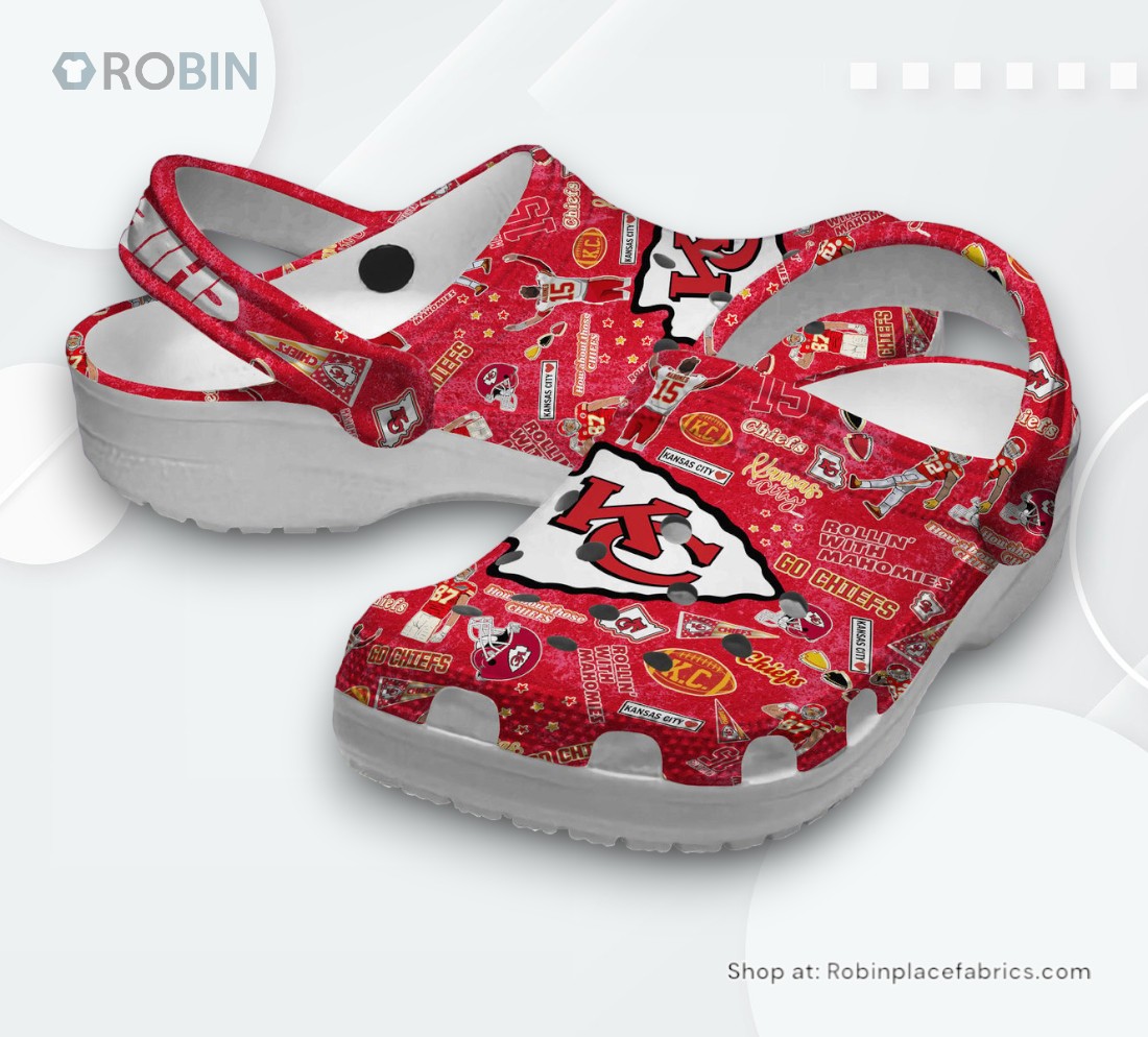 Kansas City Chiefs NFL Sport Classic Crocs Shoes, Chiefs Team Gifts Kansas City Chiefs NFL Sport Classic Crocs Shoes, Chiefs Team Gifts