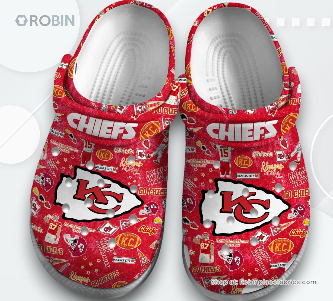 Kansas City Chiefs NFL Sport Classic Crocs Shoes, Chiefs Team Gifts Kansas City Chiefs NFL Sport Classic Crocs Shoes, Chiefs Team Gifts