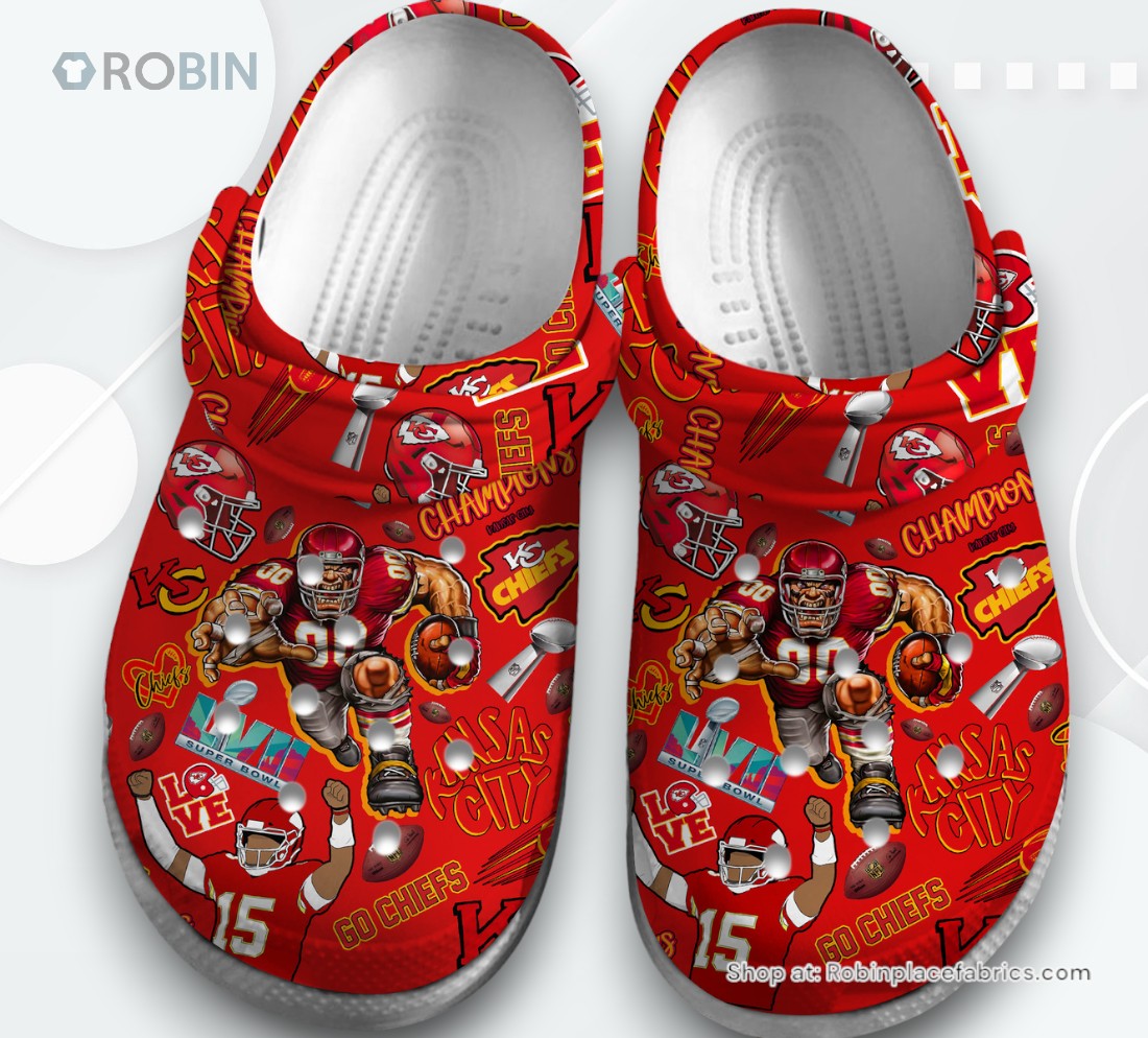 Kansas City Chiefs NFL Sport Classic Crocs Shoes, Chiefs Team Gifts Kansas City Chiefs NFL Sport Classic Crocs Shoes, Chiefs Team Gifts