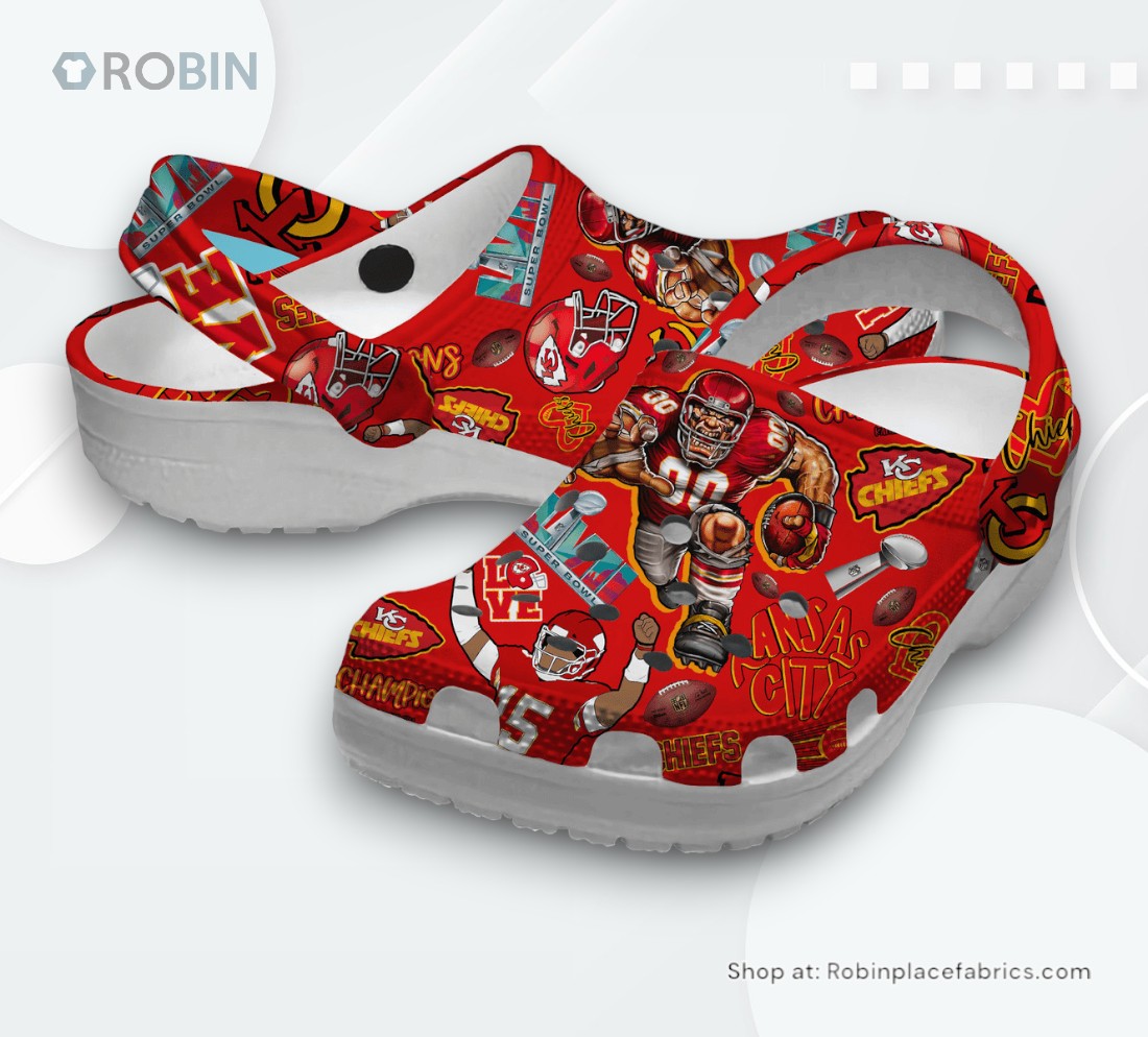 Kansas City Chiefs NFL Sport Classic Crocs Shoes, Chiefs Team Gifts Kansas City Chiefs NFL Sport Classic Crocs Shoes, Chiefs Team Gifts
