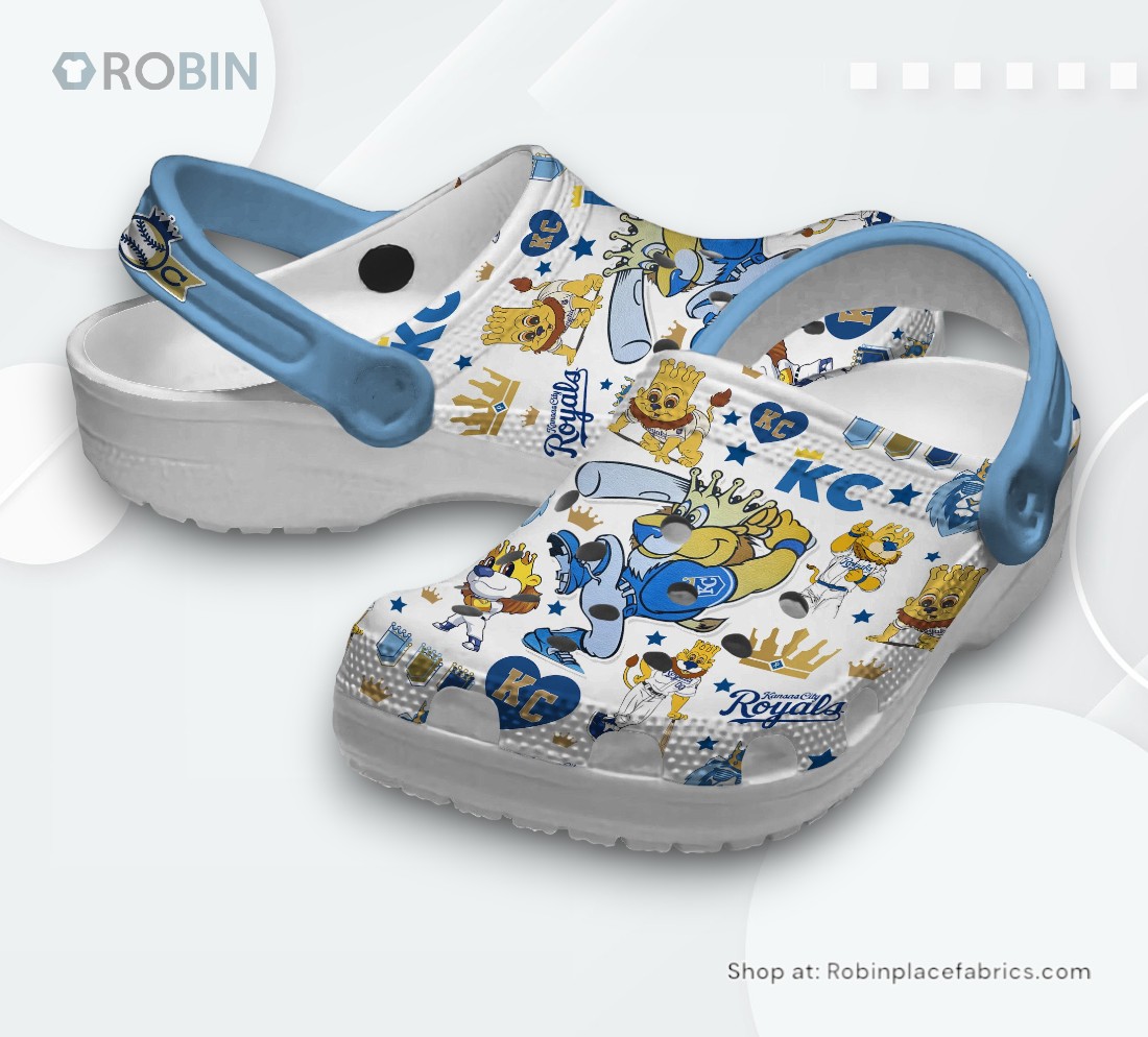 Kansas City Royals Baseball MLB Sport Classic Crocs Shoes, KC Royals Unique Gifts