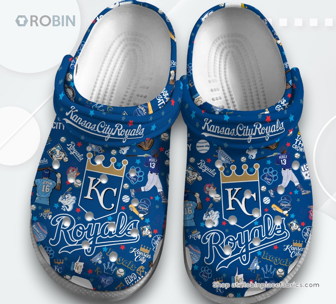 Kansas City Royals MLB Sport Crocs Crocband Clogs Shoes For Men Women and Kids, Kansas City Royals Gifts for Fans Kansas City Royals MLB Sport Crocs Crocband Clogs Shoes For Men Women and Kids, Kansas City Royals Gifts for Fans