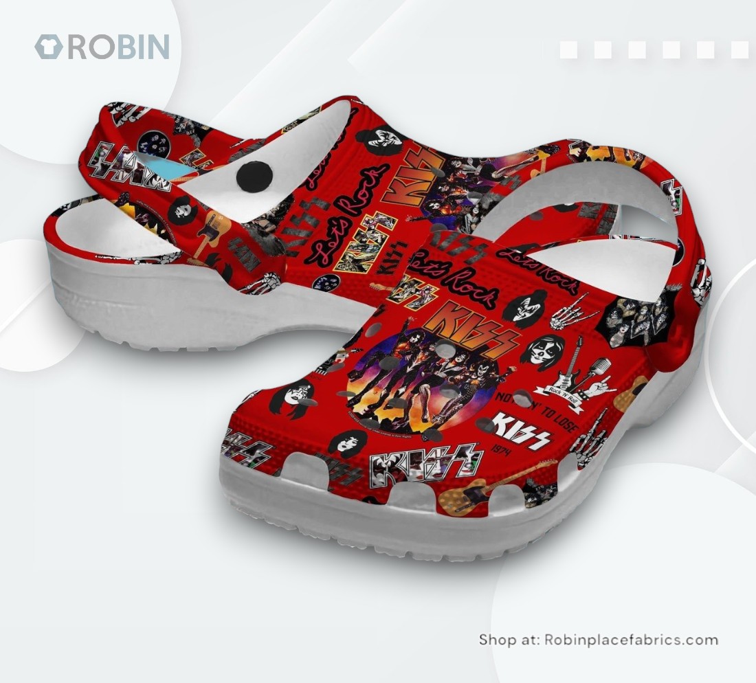 Kiss Let’s Me Rock Band Music Classic Crocs Shoes