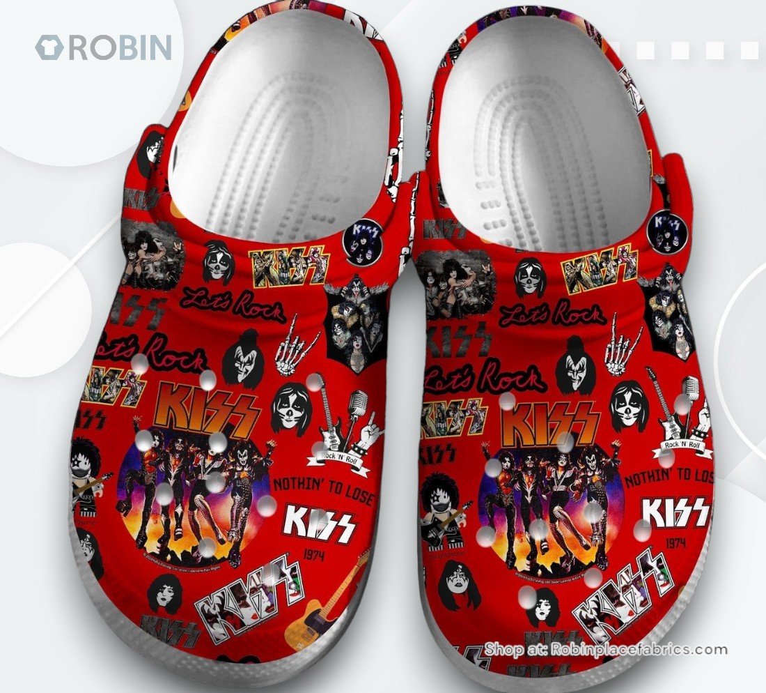 Kiss Let’s Me Rock Band Music Classic Crocs Shoes Kiss Let’s Me Rock Band Music Classic Crocs Shoes