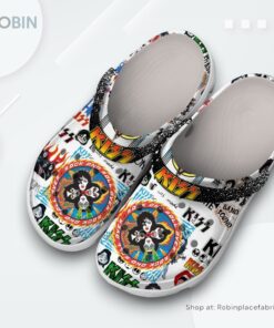 Kiss Rock Band Music Classic Crocs Shoes