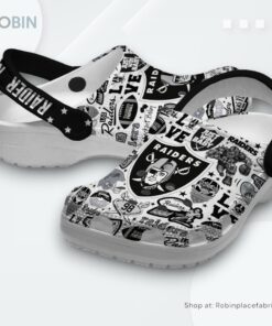 Las Vegas Raiders NFL Sport Classic Crocs Shoes, Las Vegas Raiders Merch