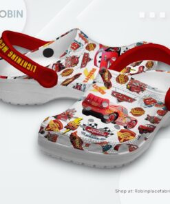 Lightning Mcqueen Cartoon Classic Crocs Shoes