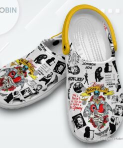 Livinâ€™ on a Prayer Bon Jovi Music Classic Crocs Shoes