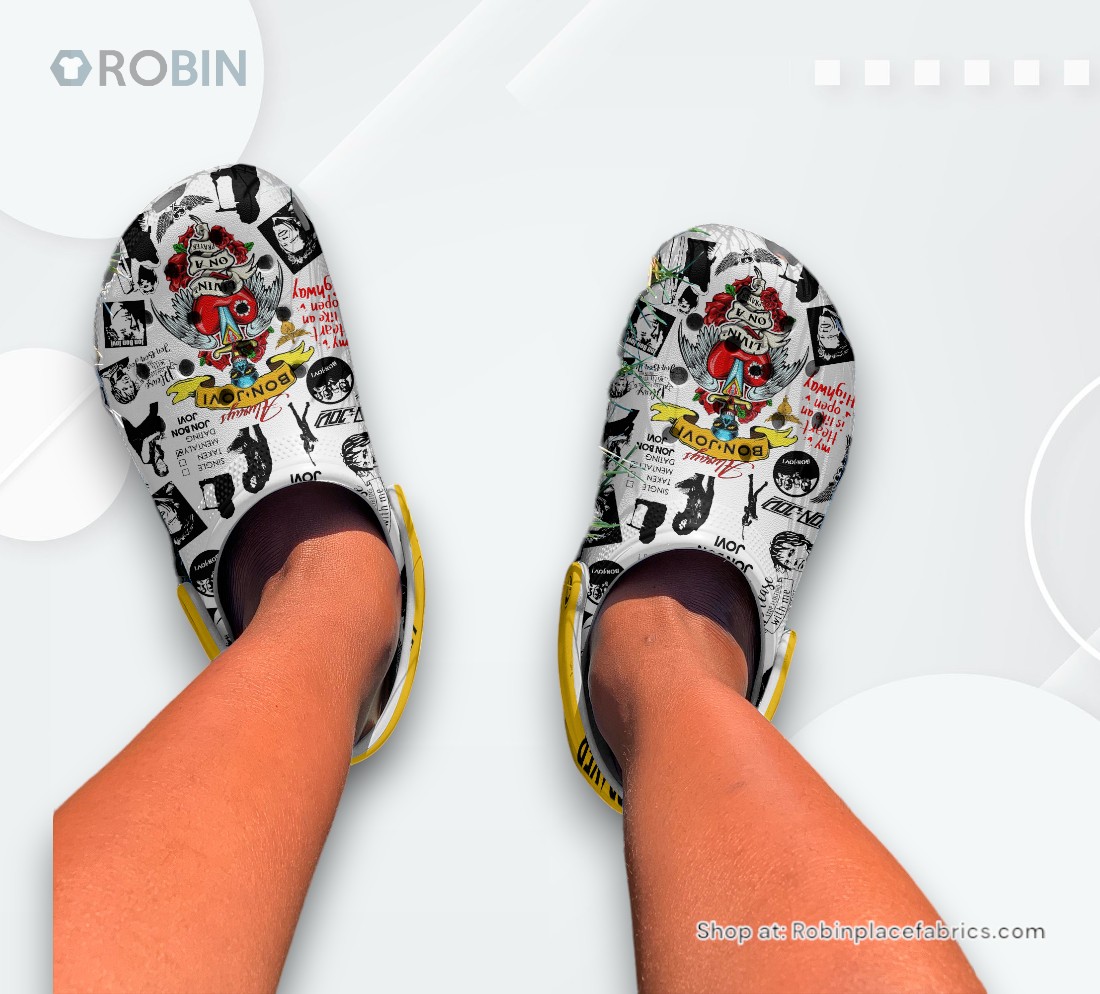 Livinâ€™ on a Prayer Bon Jovi Music Classic Crocs Shoes