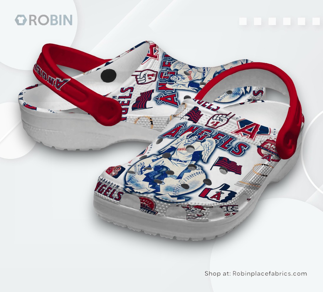 Los Angeles Angels MLB Sport Classic Crocs Shoes, Angels Gear Los Angeles Angels MLB Sport Classic Crocs Shoes, Angels Gear