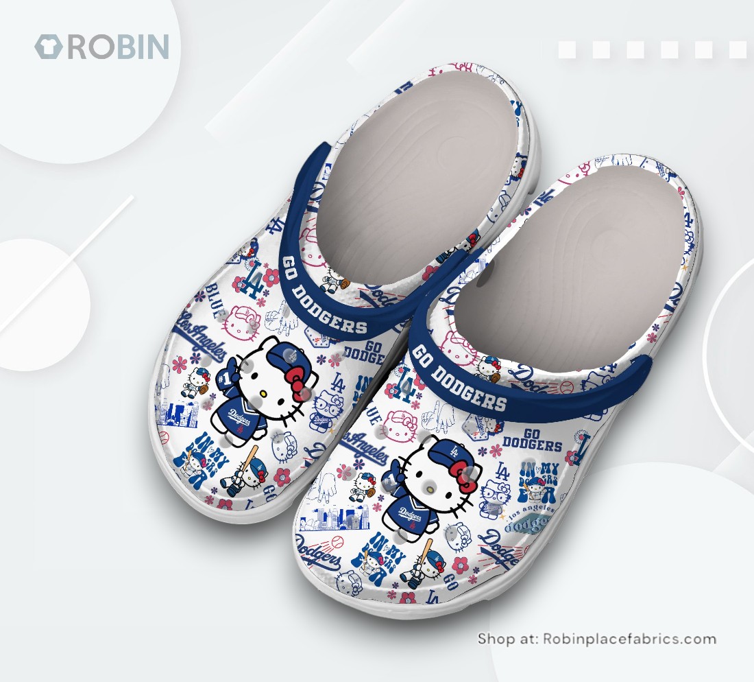 Los Angeles Dodgers Baseball MLB SportClassic Crocs Shoes, Dodgers Gifts for Fans
