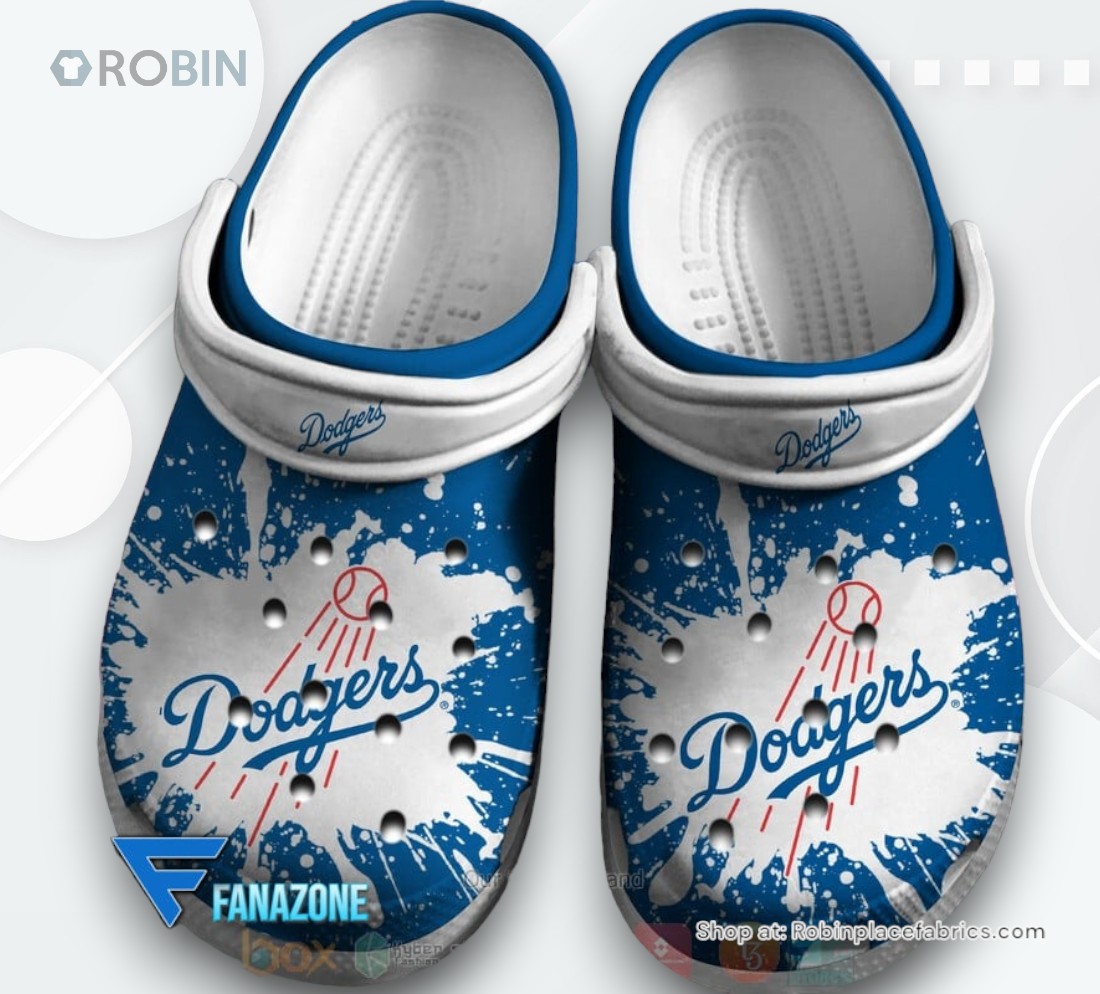Los Angeles Dodgers MLB Sport Crocs Clogs Crocband Shoes Comfortable For Men Women and Kids, Dodgers Gifts