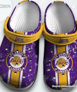 Los Angeles Lakers Basketball Club Clogs Shoes Crocs Crocband Comfortable For Men Women, Lakers Gear Los Angeles Lakers Basketball Club Clogs Shoes Crocs Crocband Comfortable For Men Women, Lakers Gear
