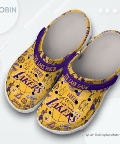Los Angeles Lakers Basketball NBA Sport Classic Crocs Shoes, Los Angeles Lakers Merchandise