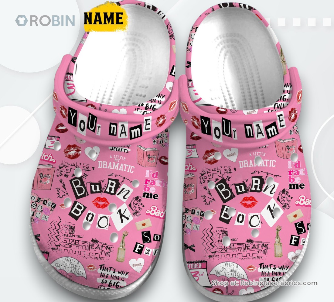 Mean Girls The Burn Book Hardcover Ruled Journal Classic Crocs Shoes Mean Girls The Burn Book Hardcover Ruled Journal Classic Crocs Shoes