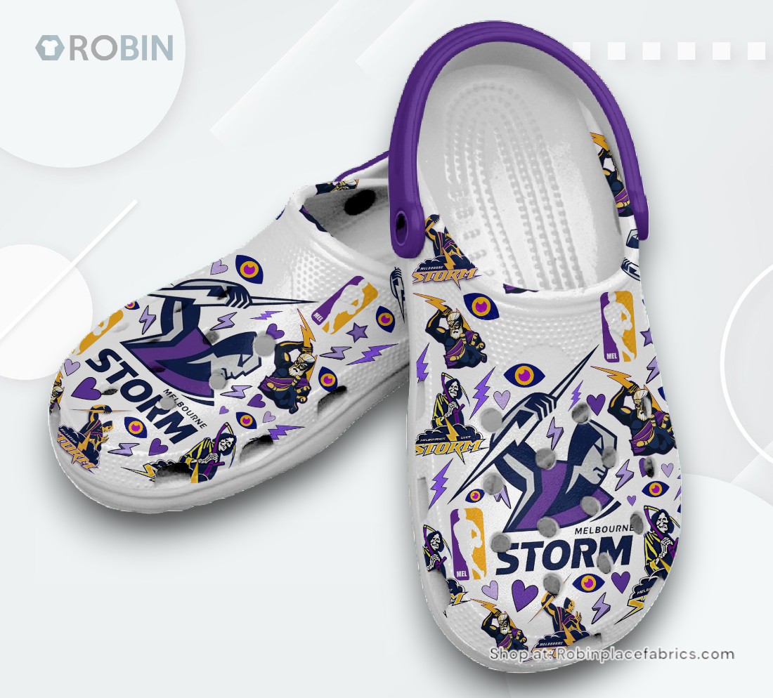 Melbourne Storm Australia NRL Sport Classic Crocs Shoes