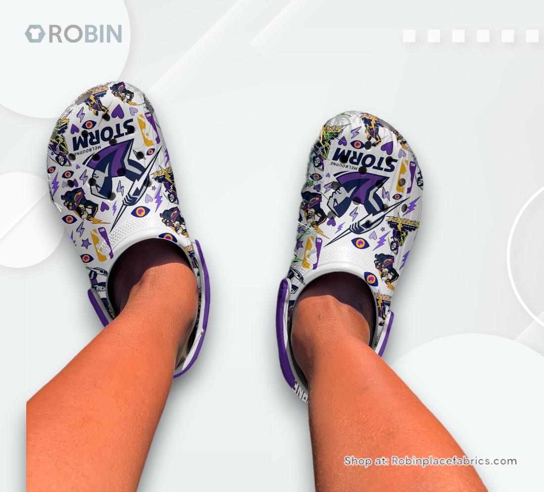 Melbourne Storm Australia NRL Sport Classic Crocs Shoes