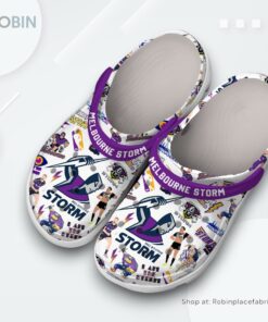 Melbourne Storm NRL Sport Classic Crocs Shoes
