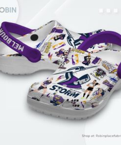 Melbourne Storm NRL Sport Classic Crocs Shoes