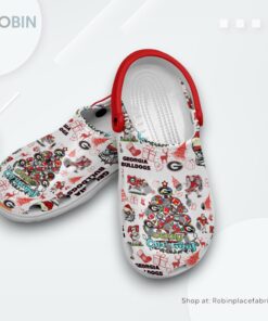 Merry Christmas Georgia Bulldogs NCAA Sport Classic Crocs Shoes, Bulldogs Gifts