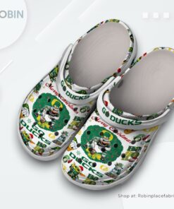 Merry Christmas Oregon Ducks NCAA Sport Classic Crocs Shoes, Oregon Ducks Unique Gifts Merry Christmas Oregon Ducks NCAA Sport Classic Crocs Shoes, Oregon Ducks Unique Gifts