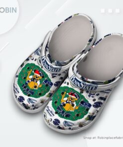 Merry Christmas Penn State Nittany Lions NCAA Sport Classic Crocs Shoes, Penn State Nittany Lions Merch