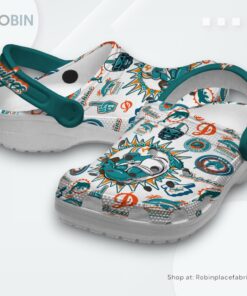 Miami Dolphins NFL Sport Classic Crocs Shoes, Dolphins Team Gifts