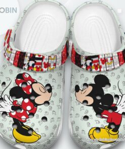 Mickey And Minnie Mouse Crocband Clogs