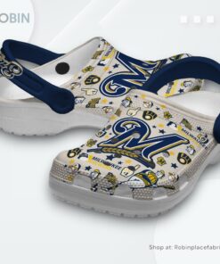 Milwaukee Brewers Baseball MLB Sport Classic Crocs Shoes, Milwaukee Brewers Unique Gifts Milwaukee Brewers Baseball MLB Sport Classic Crocs Shoes, Milwaukee Brewers Unique Gifts