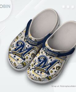 Milwaukee Brewers Baseball MLB Sport Classic Crocs Shoes, Milwaukee Brewers Unique Gifts Milwaukee Brewers Baseball MLB Sport Classic Crocs Shoes, Milwaukee Brewers Unique Gifts