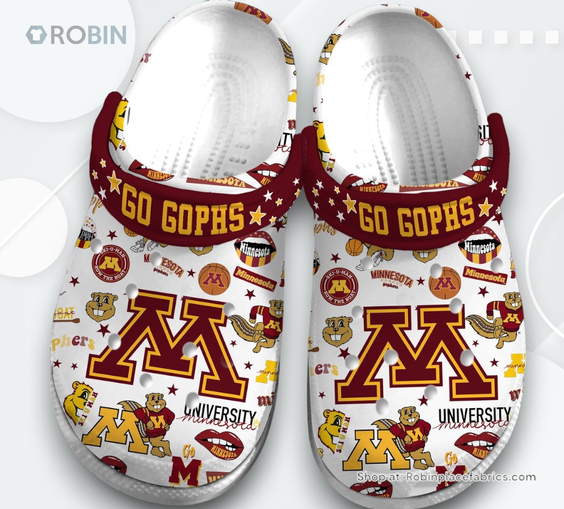 Minnesota Golden Gophers NHL Sport Classic Crocs Shoes, Golden Gophers Team Gifts Minnesota Golden Gophers NHL Sport Classic Crocs Shoes, Golden Gophers Team Gifts