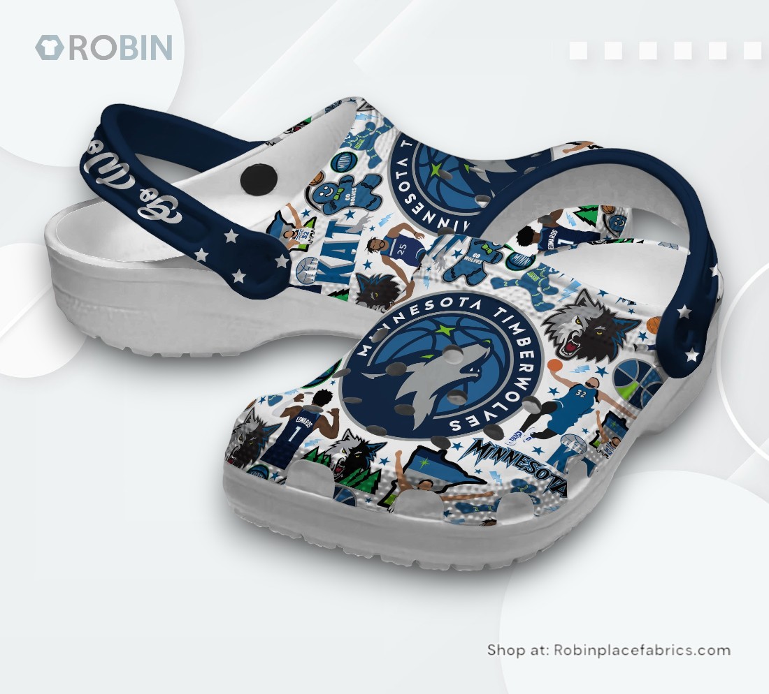 Minnesota Timberwolves NBA Sport Classic Crocs Shoes, Minnesota Timberwolves Merchandise Minnesota Timberwolves NBA Sport Classic Crocs Shoes, Minnesota Timberwolves Merchandise