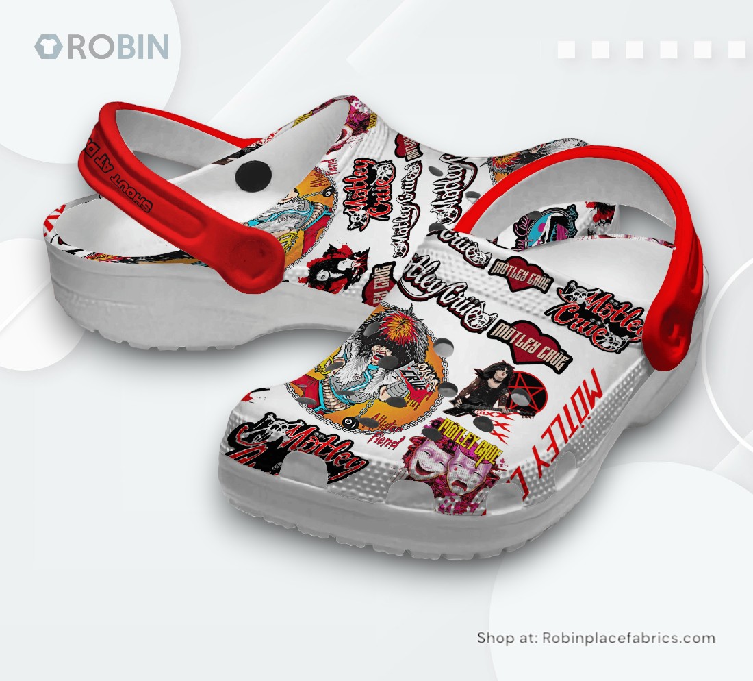 Motley Crue Shout At The Devil Music Classic Crocs Shoes Motley Crue Shout At The Devil Music Classic Crocs Shoes