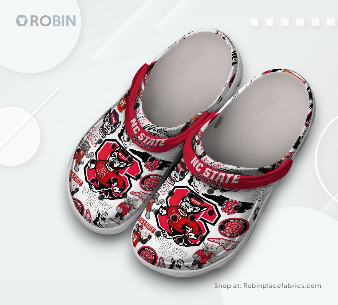 NC State Wolfpack men’s basketball NCAA Sport Classic Crocs Shoes, Wolfpack Unique Gifts