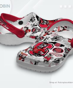 NC State Wolfpack men’s basketball NCAA Sport Classic Crocs Shoes, Wolfpack Unique Gifts