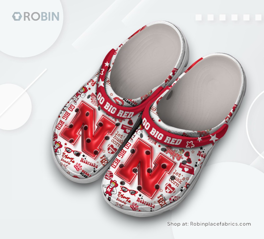 Nebraska Cornhuskers NCAA Sport Classic Crocs Shoes, Nebraska Cornhuskers Gifts for Fans Nebraska Cornhuskers NCAA Sport Classic Crocs Shoes, Nebraska Cornhuskers Gifts for Fans