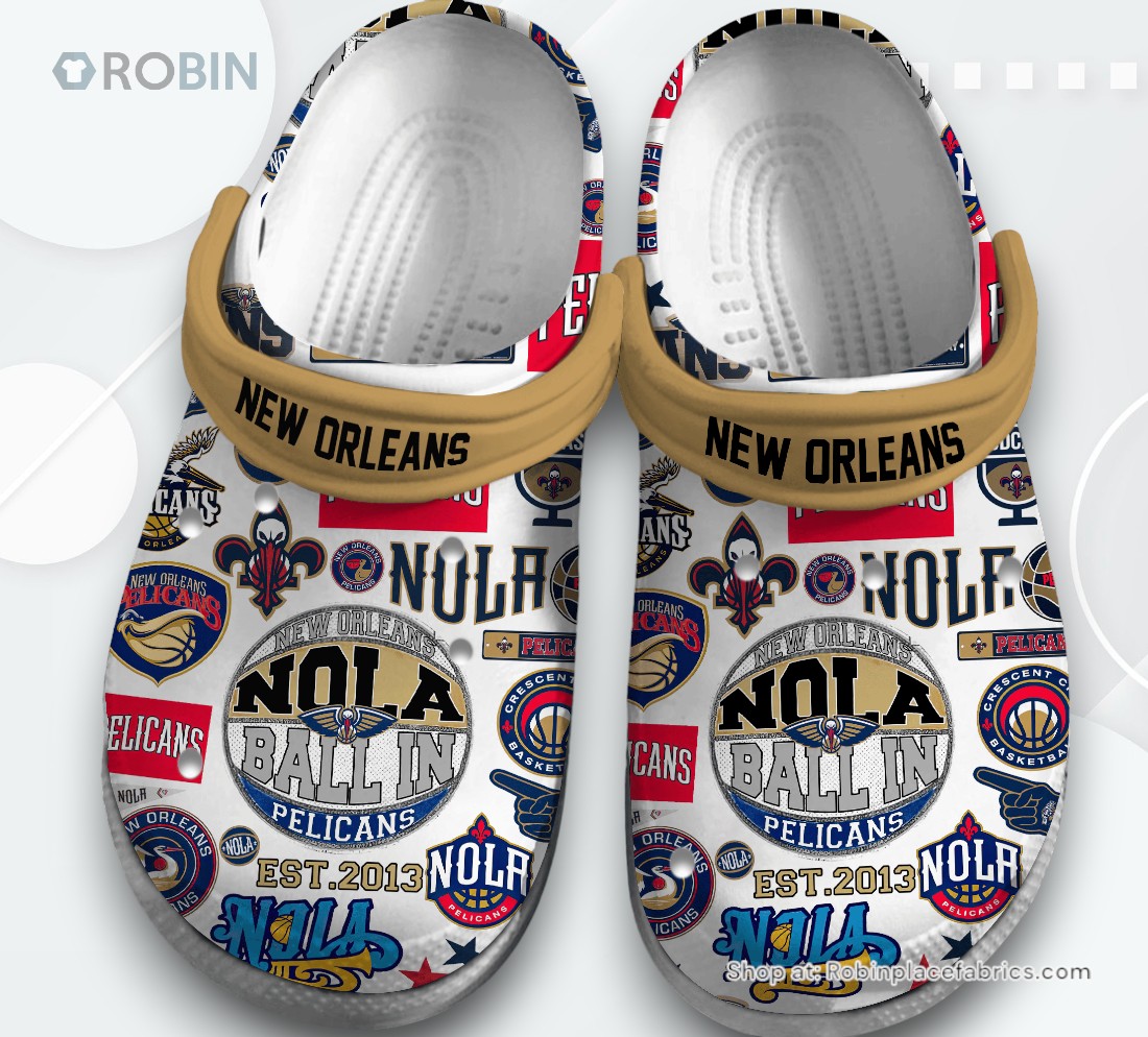New Orleans Saints NFL Sport Classic Crocs Shoes, Saints Gear New Orleans Saints NFL Sport Classic Crocs Shoes, Saints Gear