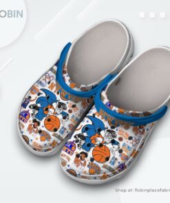New York Knicks Basketball NBA Sport Classic Crocs Shoes, Knicks Gifts for Fans