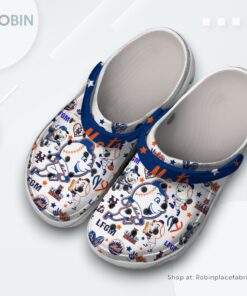 New York Mets Baseball MLB Sport Classic Crocs Shoes, New York Mets Gifts for Fans