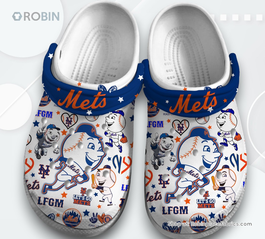 New York Mets Baseball MLB Sport Classic Crocs Shoes, New York Mets Gifts for Fans New York Mets Baseball MLB Sport Classic Crocs Shoes, New York Mets Gifts for Fans