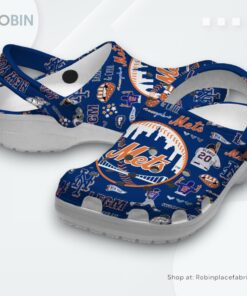 New York Mets MLB Sport Classic Crocs Shoes, Mets Merch