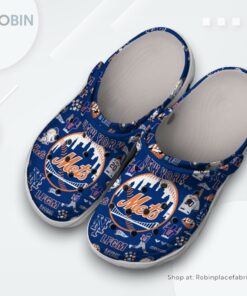 New York Mets MLB Sport Classic Crocs Shoes, Mets Merch