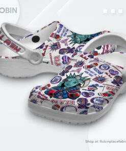 New York Rangers NHL Sport Classic Crocs Shoes, New York Rangers Gifts