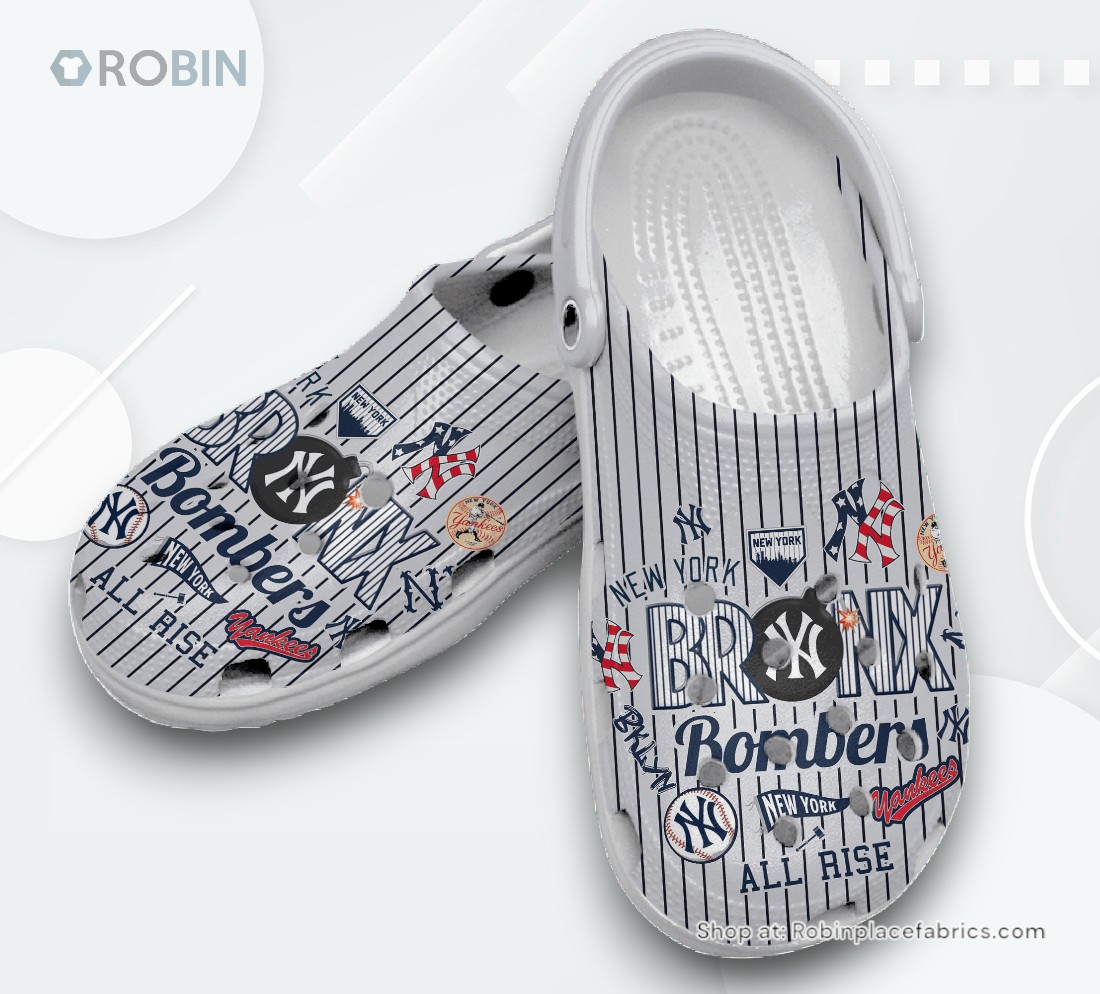 New York Yankees Baseball MLB Sport Classic Crocs Shoes, New York Yankees Merchandise