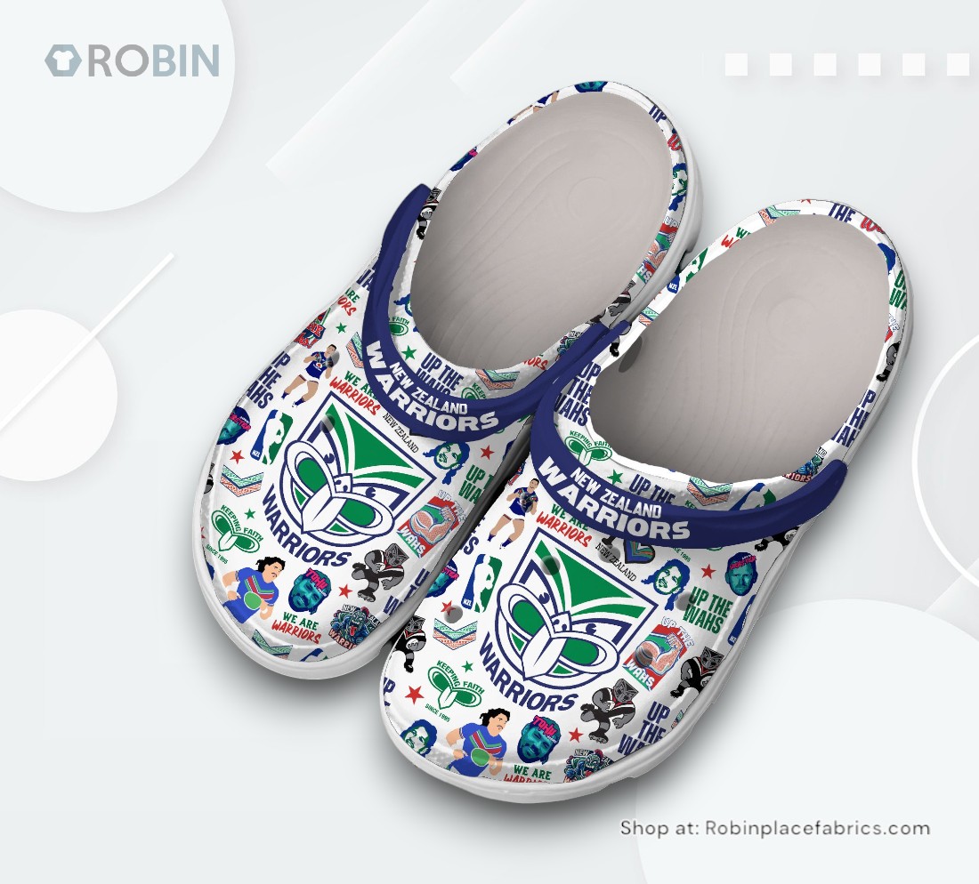New Zealand Warriors NRL Sport Classic Crocs Shoes